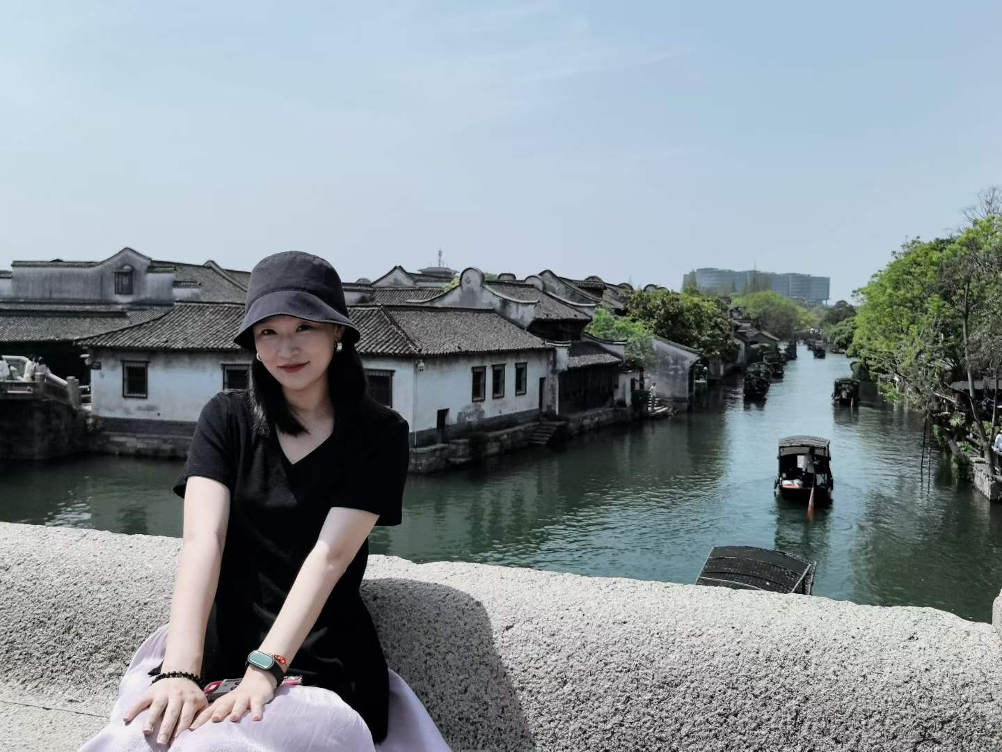 把江南旅行照，变成水墨咖啡杯原图